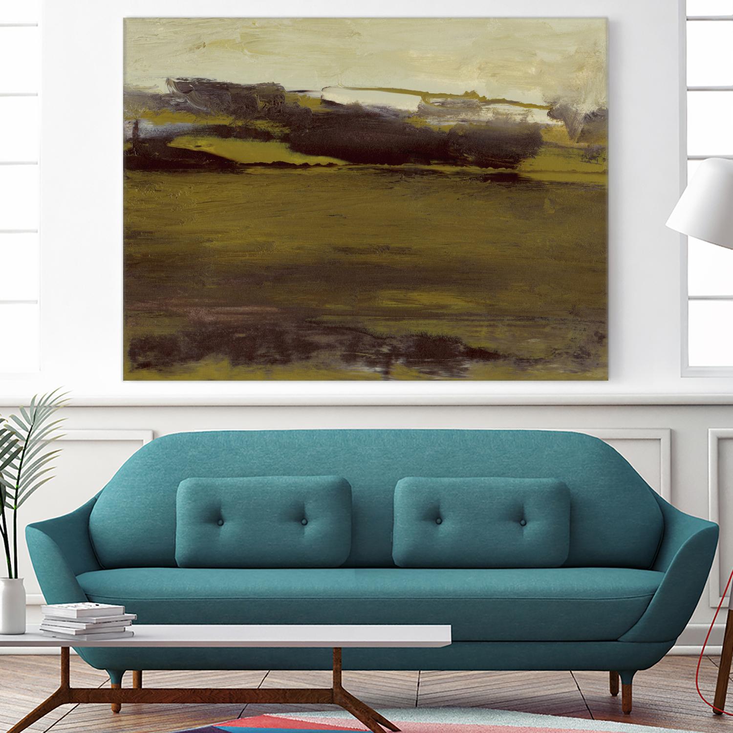 Milieu III by Sharon Gordon on GIANT ART - green abstract abstract