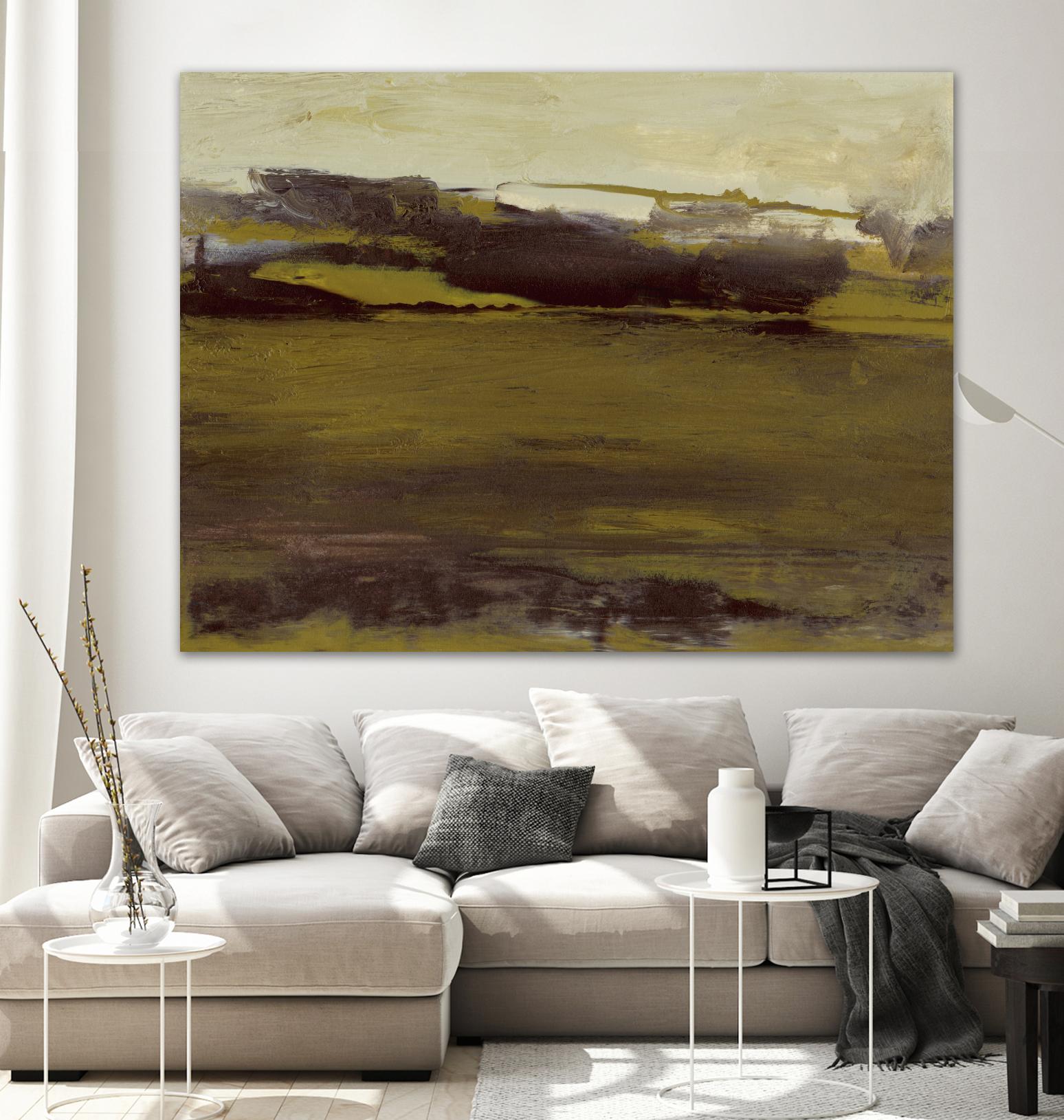 Milieu III by Sharon Gordon on GIANT ART - green abstract abstract