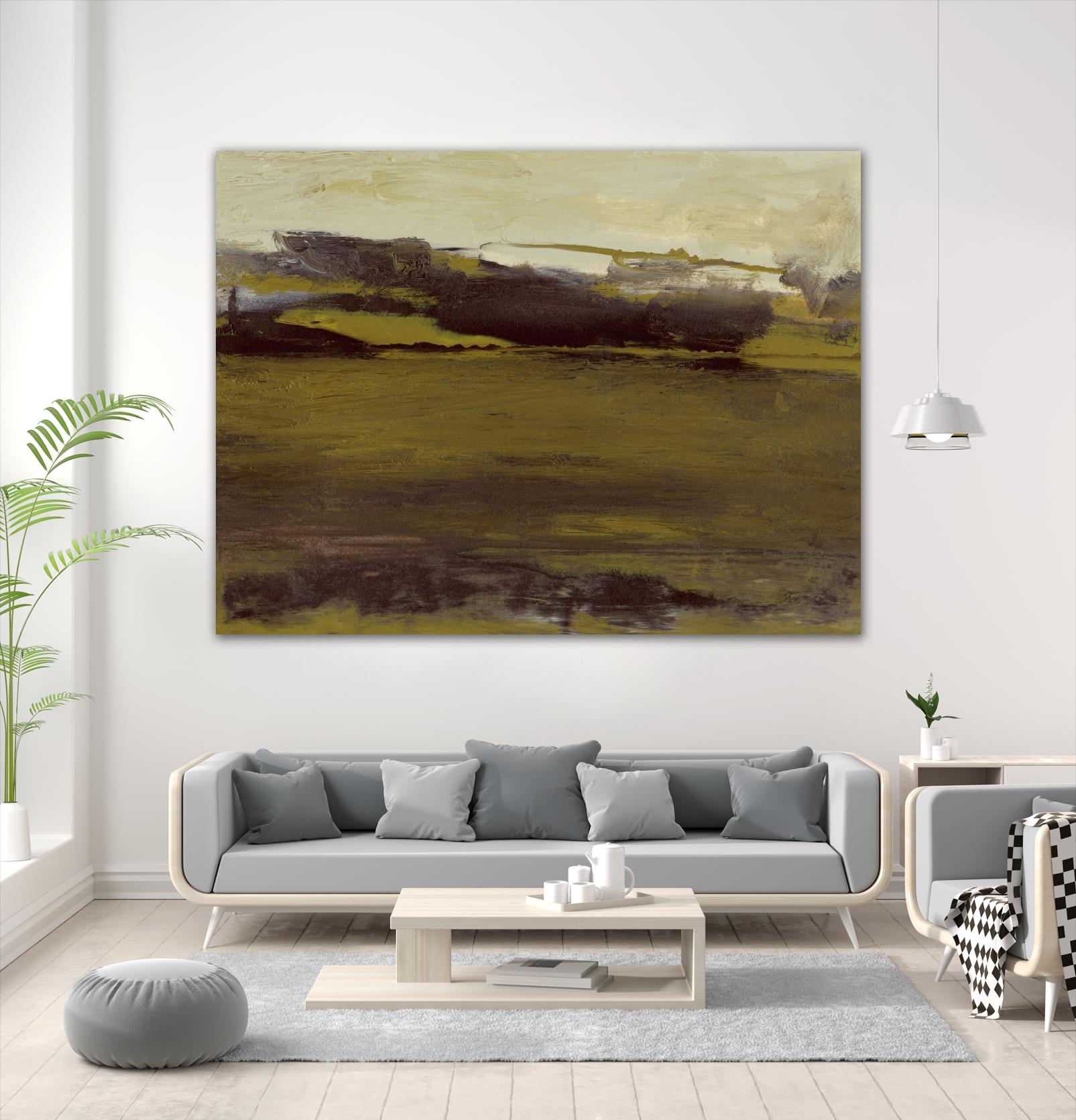 Milieu III by Sharon Gordon on GIANT ART - green abstract abstract