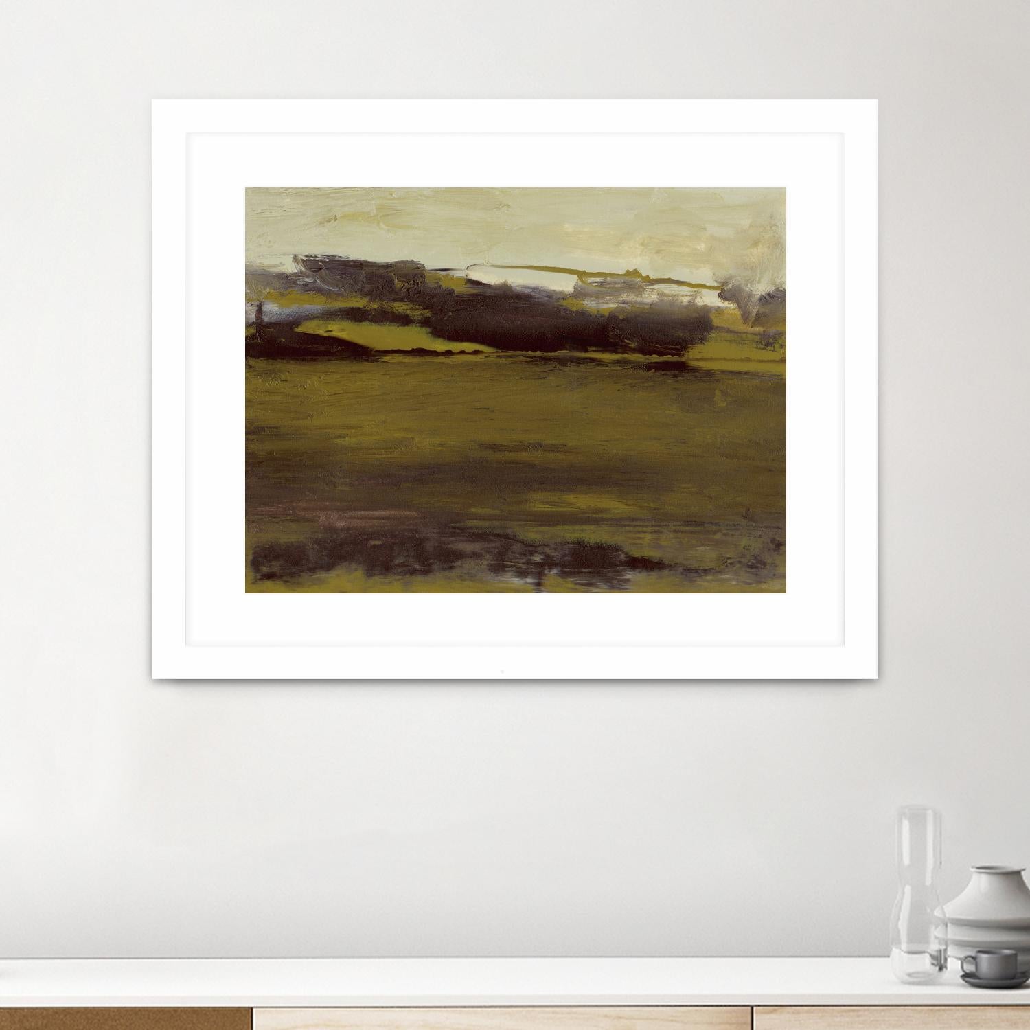 Milieu III by Sharon Gordon on GIANT ART - green abstract abstract