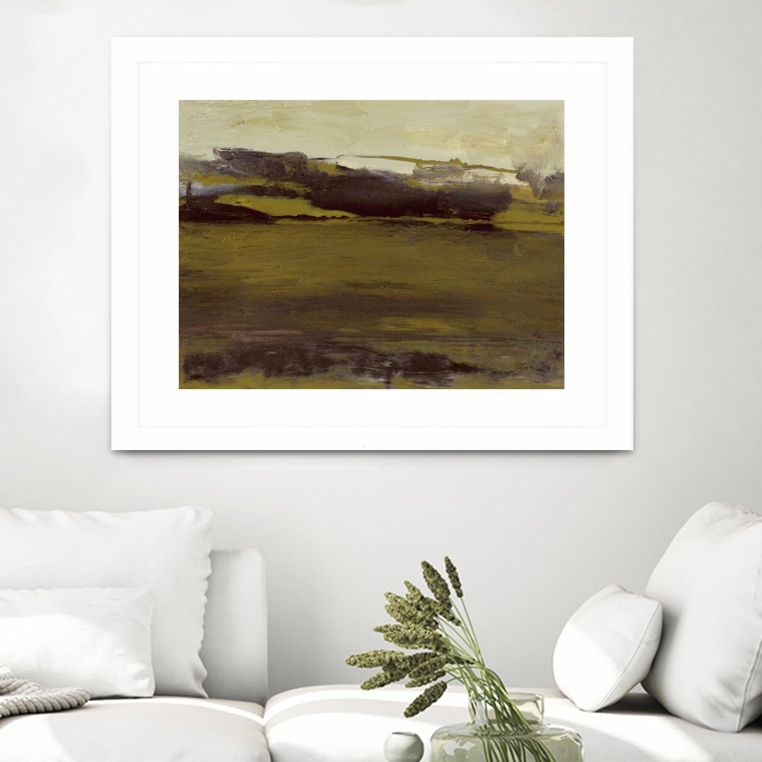 Milieu III by Sharon Gordon on GIANT ART - green abstract abstract