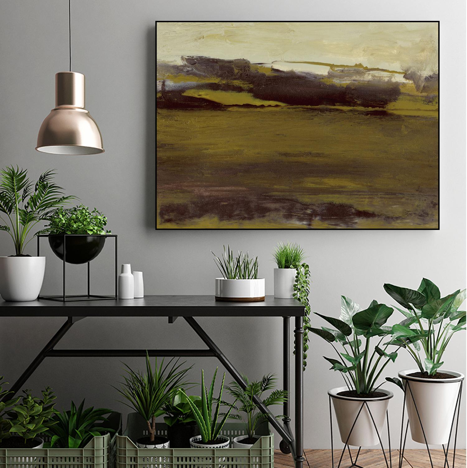 Milieu III by Sharon Gordon on GIANT ART - green abstract abstract