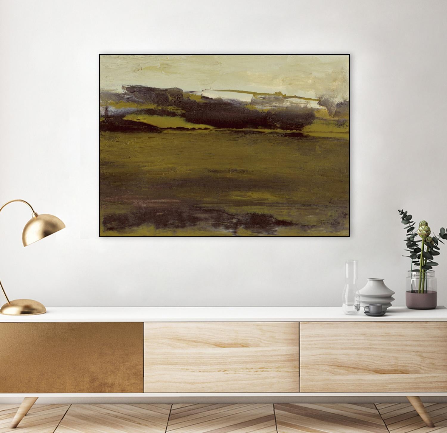 Milieu III by Sharon Gordon on GIANT ART - green abstract abstract