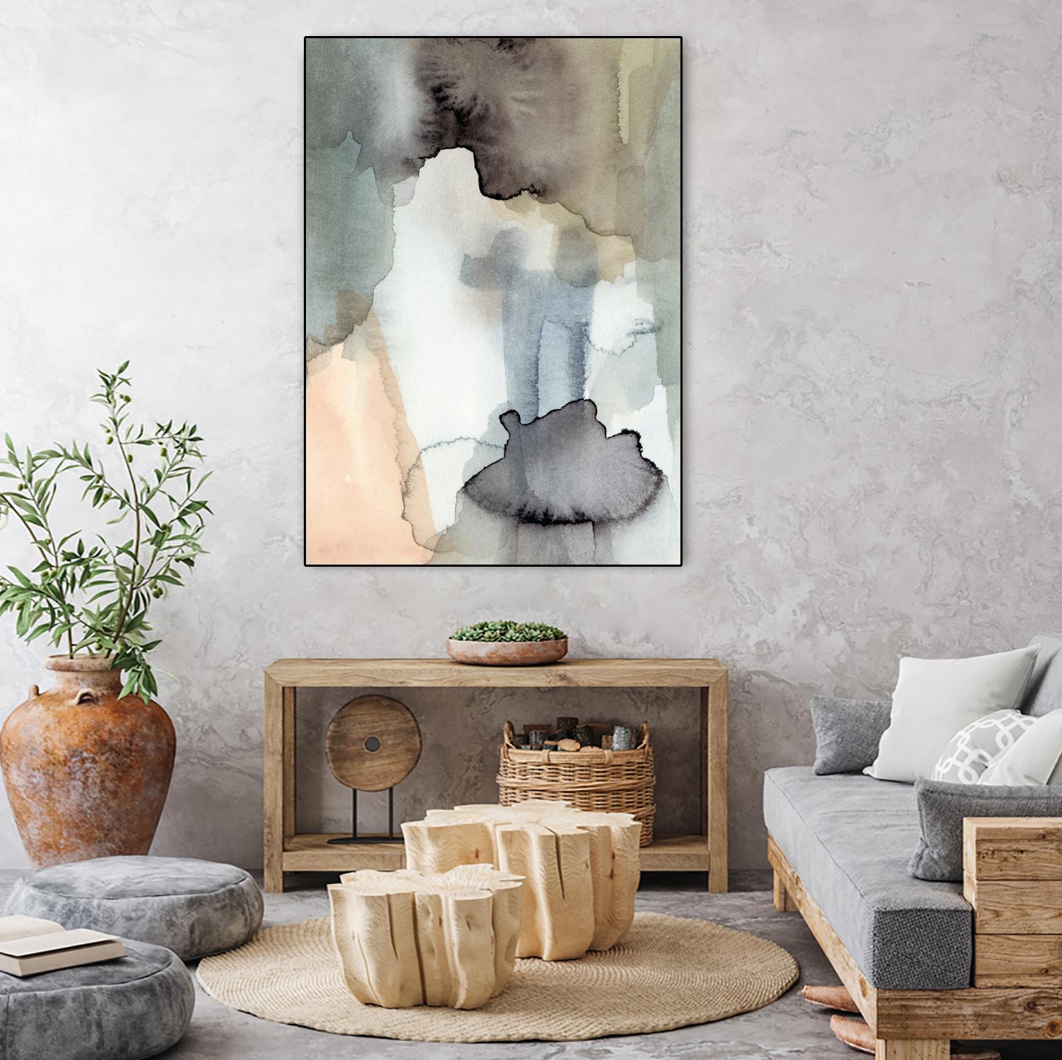 Nectar II by Victoria Barnes on GIANT ART - blue abstract abstract