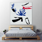 Poker I by Melissa Wang on GIANT ART - red abstract abstract