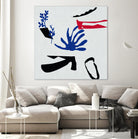 Poker I by Melissa Wang on GIANT ART - red abstract abstract