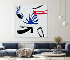 Poker I by Melissa Wang on GIANT ART - red abstract abstract