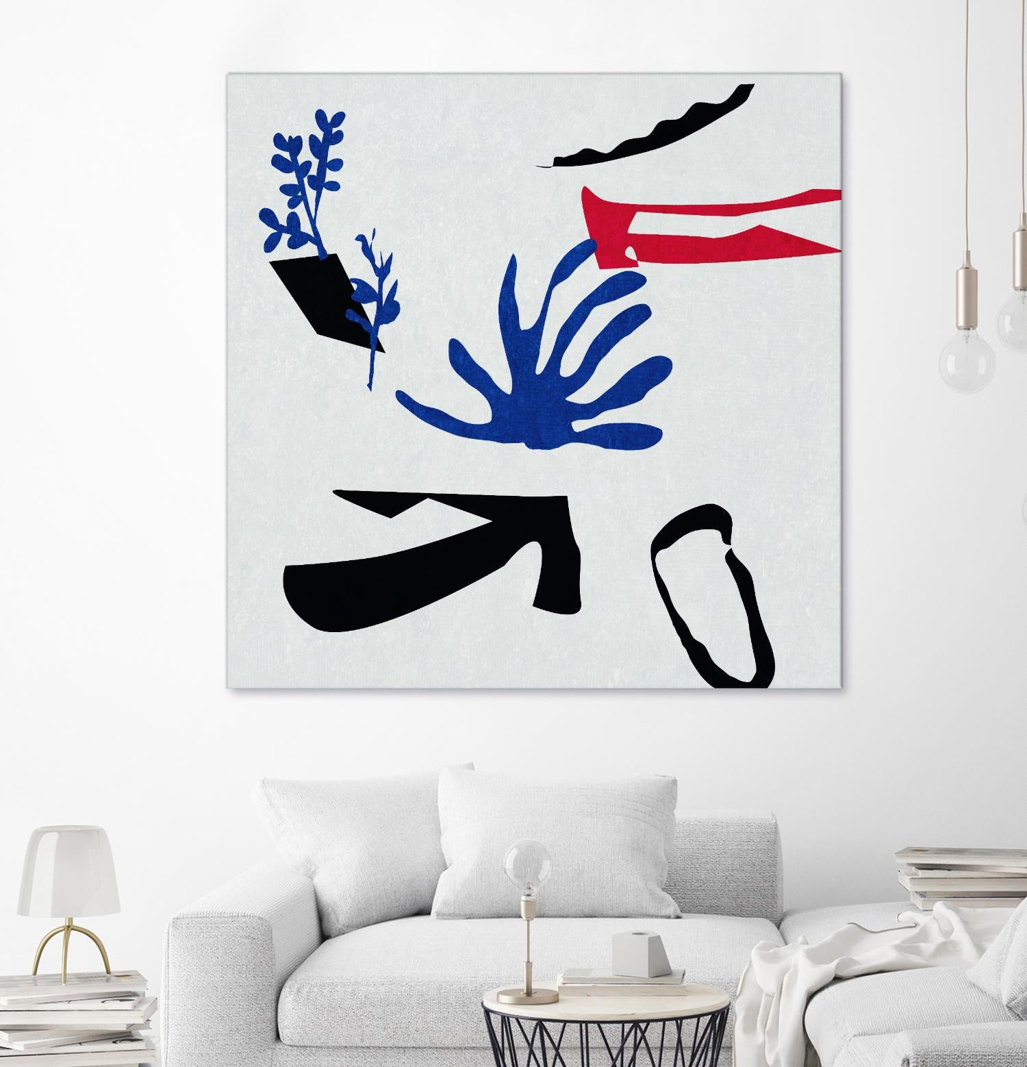 Poker I by Melissa Wang on GIANT ART - red abstract abstract