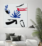 Poker I by Melissa Wang on GIANT ART - red abstract abstract