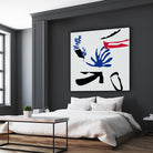 Poker I by Melissa Wang on GIANT ART - red abstract abstract