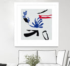 Poker I by Melissa Wang on GIANT ART - red abstract abstract