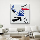 Poker I by Melissa Wang on GIANT ART - red abstract abstract