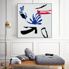 Poker I by Melissa Wang on GIANT ART - red abstract abstract