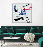 Poker I by Melissa Wang on GIANT ART - red abstract abstract