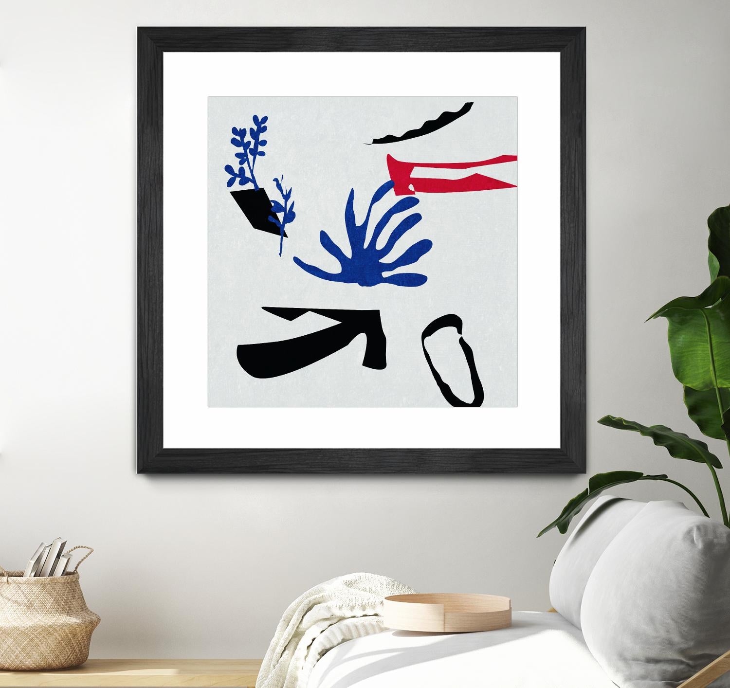 Poker I by Melissa Wang on GIANT ART - red abstract abstract