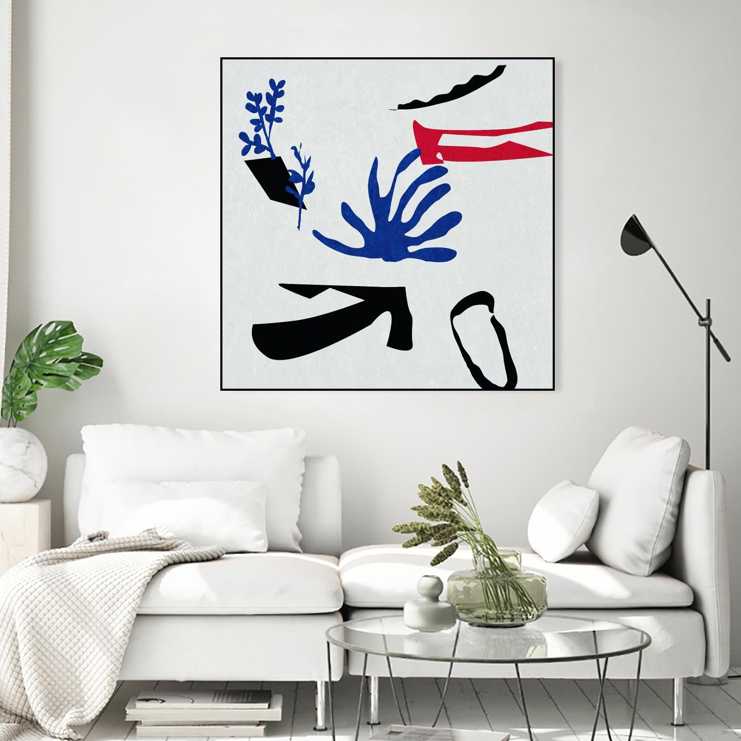 Poker I by Melissa Wang on GIANT ART - red abstract abstract