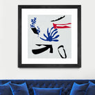 Poker I by Melissa Wang on GIANT ART - red abstract abstract