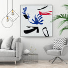 Poker I by Melissa Wang on GIANT ART - red abstract abstract