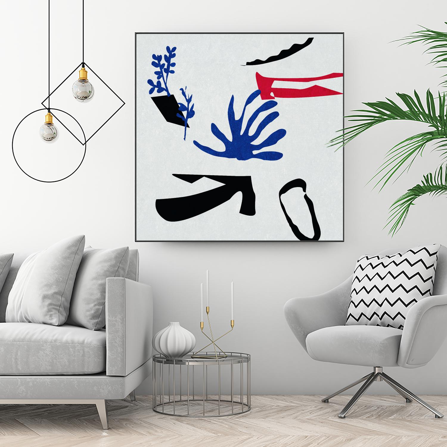 Poker I by Melissa Wang on GIANT ART - red abstract abstract