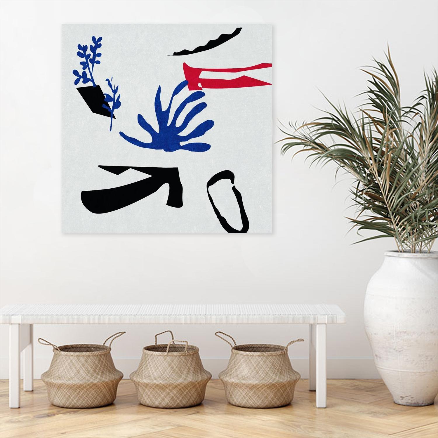 Poker I by Melissa Wang on GIANT ART - red abstract abstract