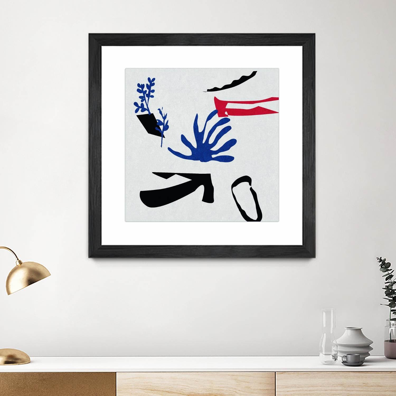 Poker I by Melissa Wang on GIANT ART - red abstract abstract