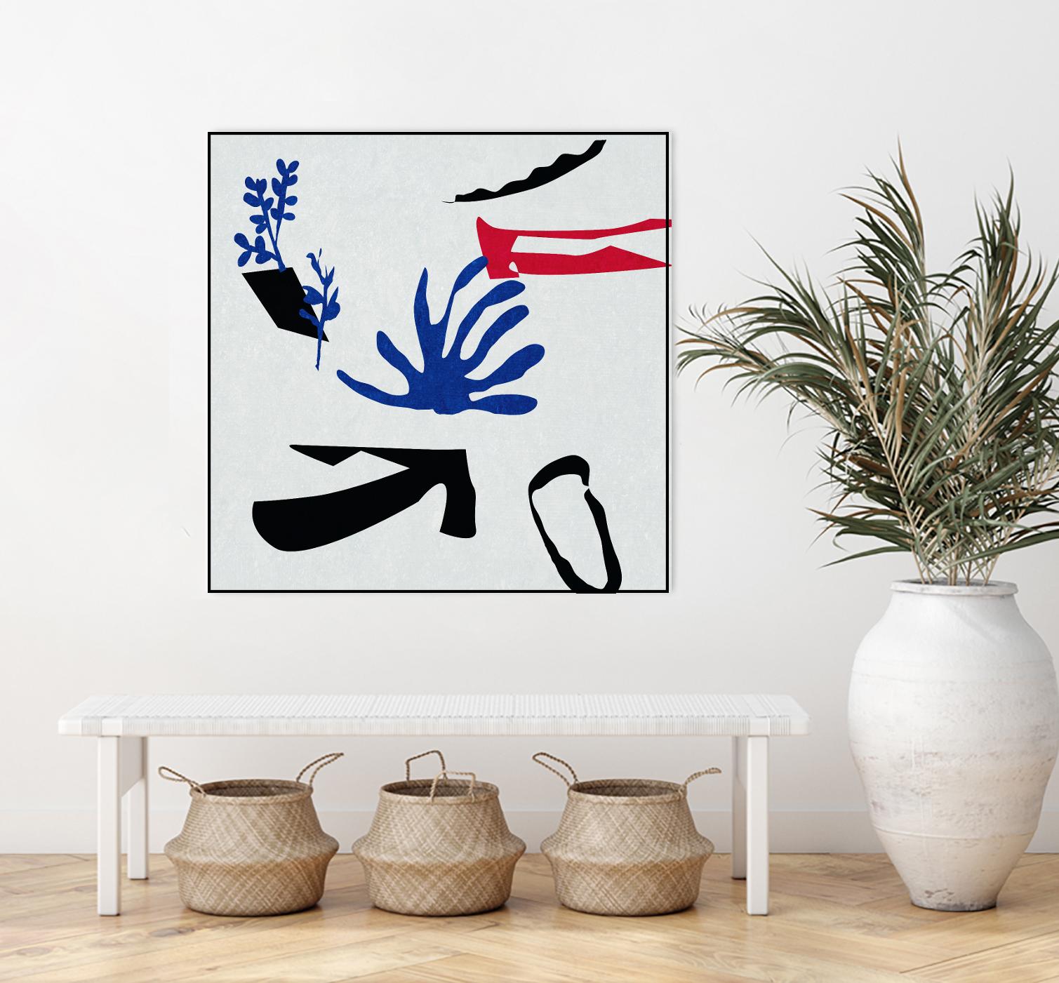 Poker I by Melissa Wang on GIANT ART - red abstract abstract