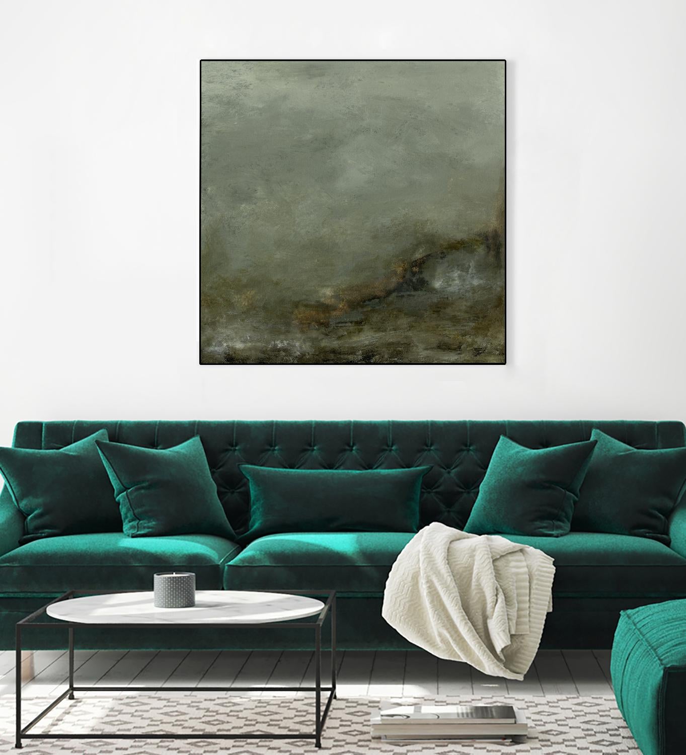 Realm II by Sharon Gordon on GIANT ART - green abstract abstract