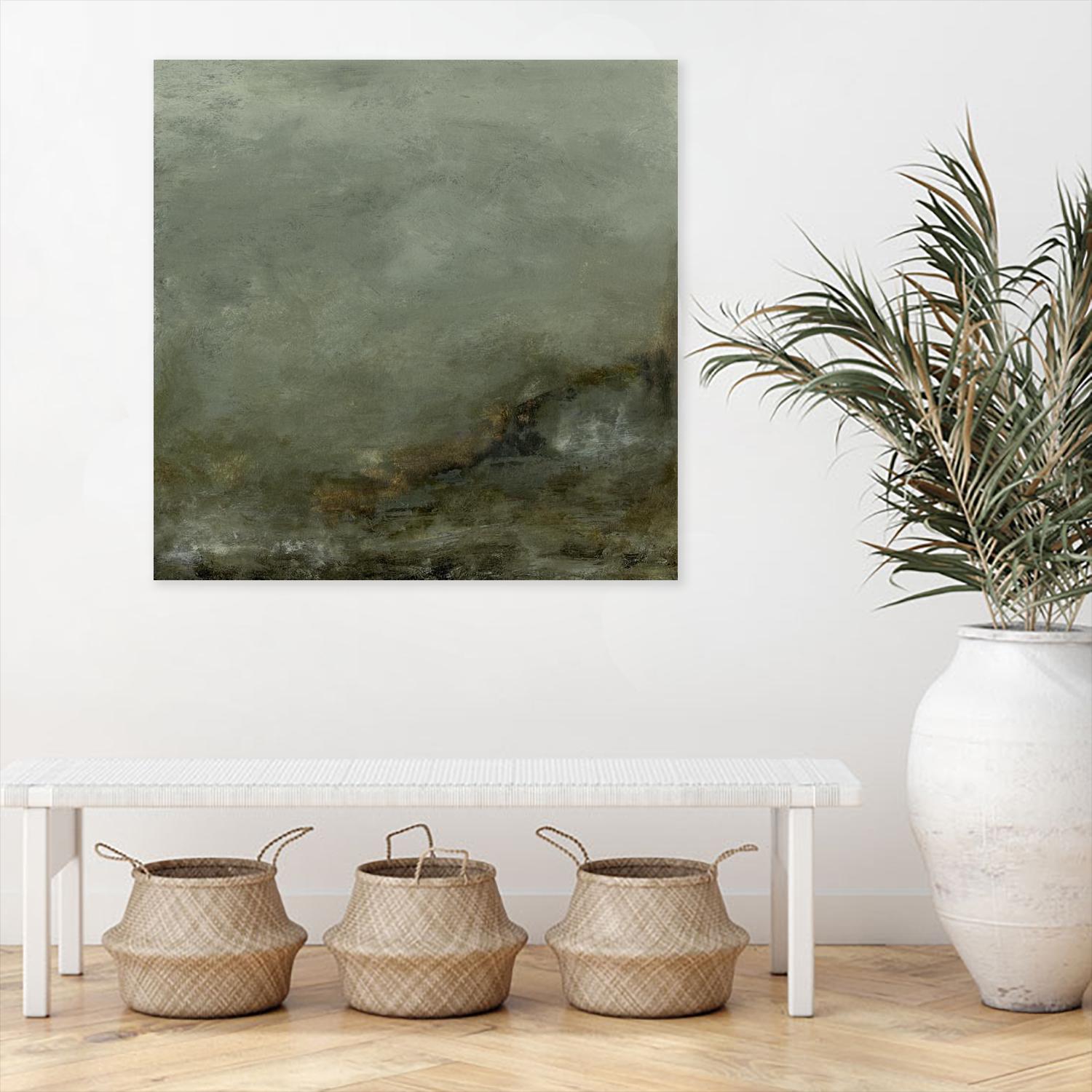 Realm II by Sharon Gordon on GIANT ART - green abstract abstract