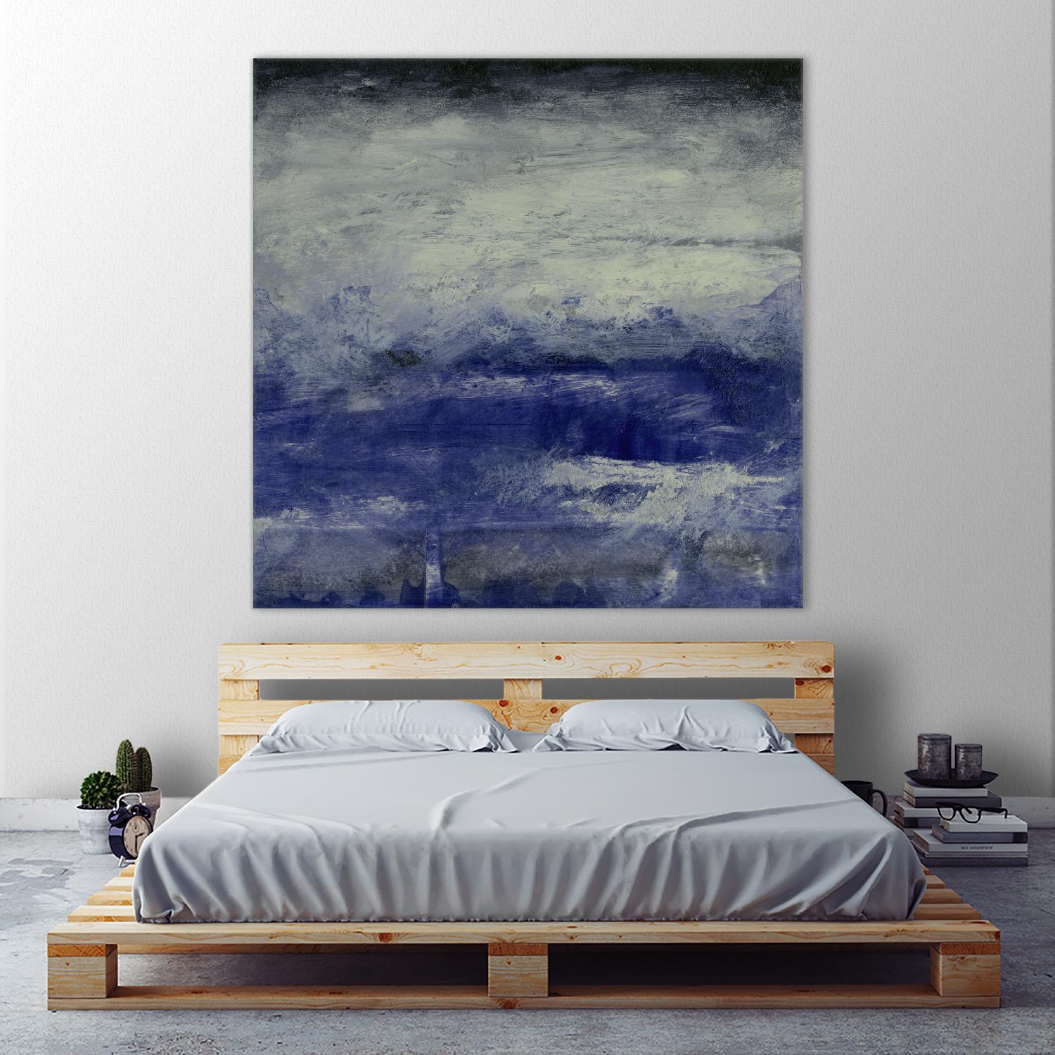 Realm III by Sharon Gordon on GIANT ART - blue abstract abstract