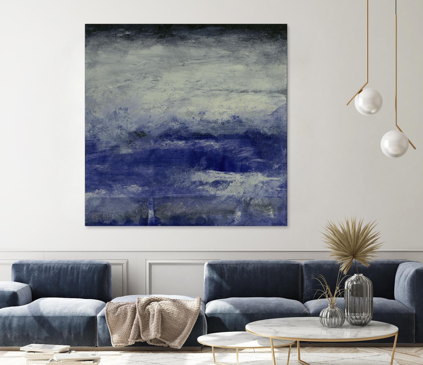 Realm III by Sharon Gordon on GIANT ART - blue abstract abstract