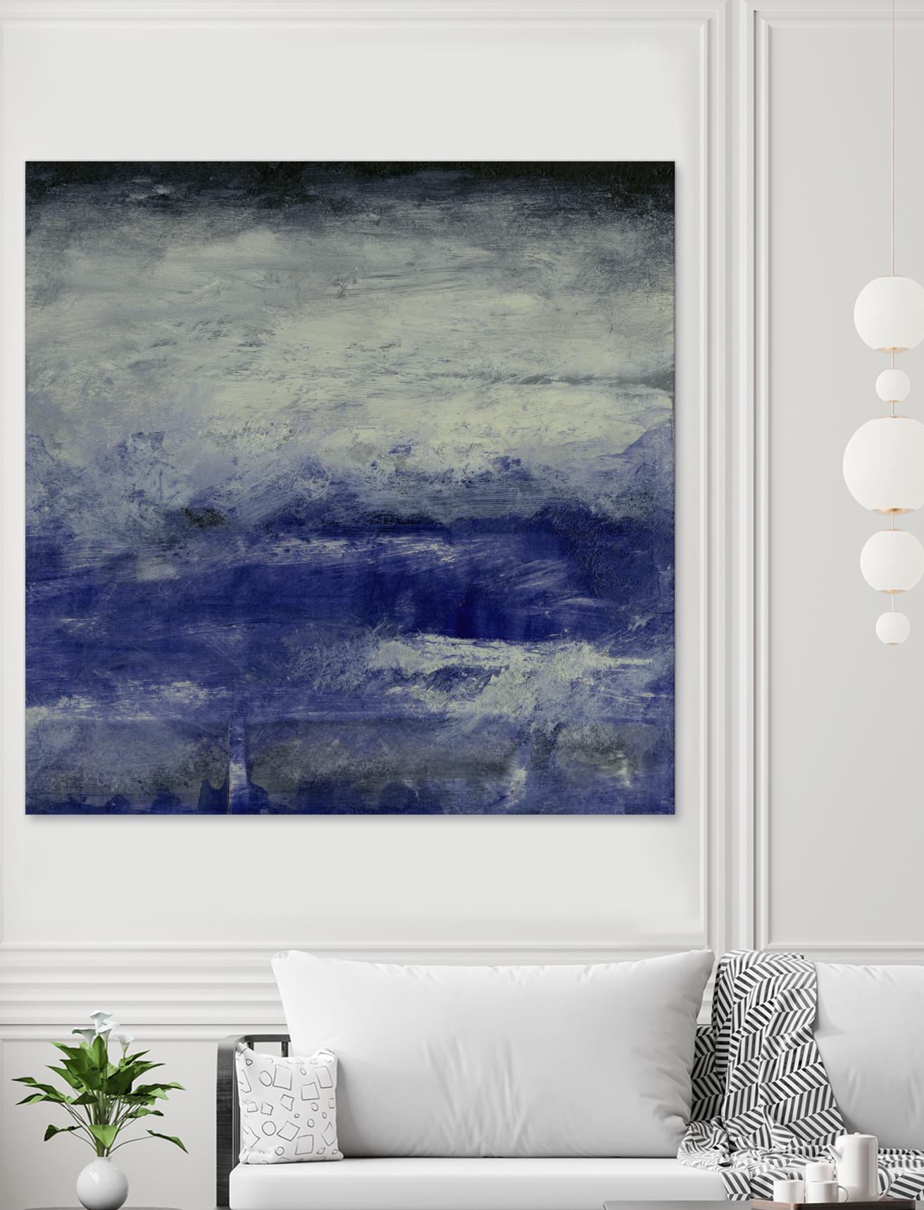 Realm III by Sharon Gordon on GIANT ART - blue abstract abstract