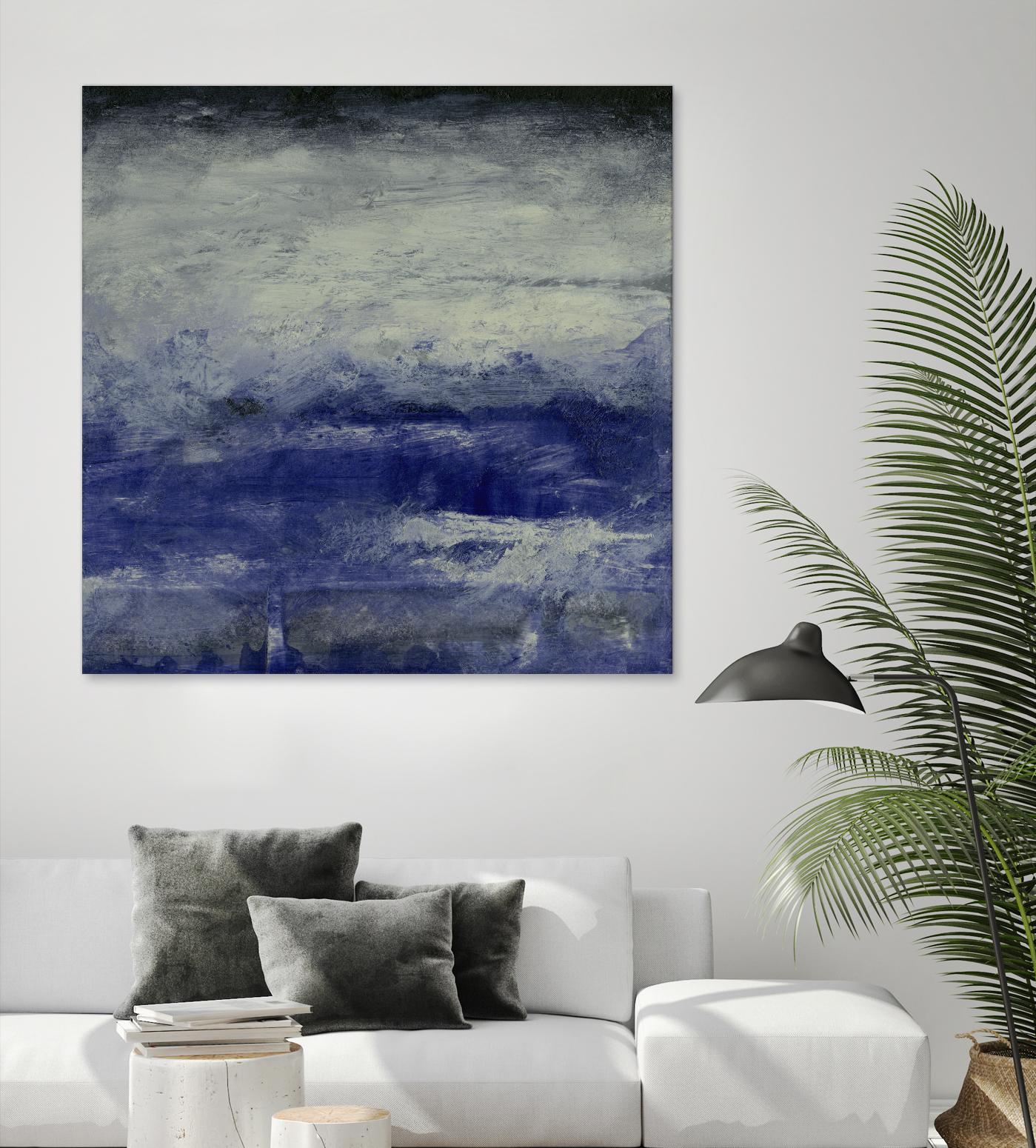 Realm III by Sharon Gordon on GIANT ART - blue abstract abstract