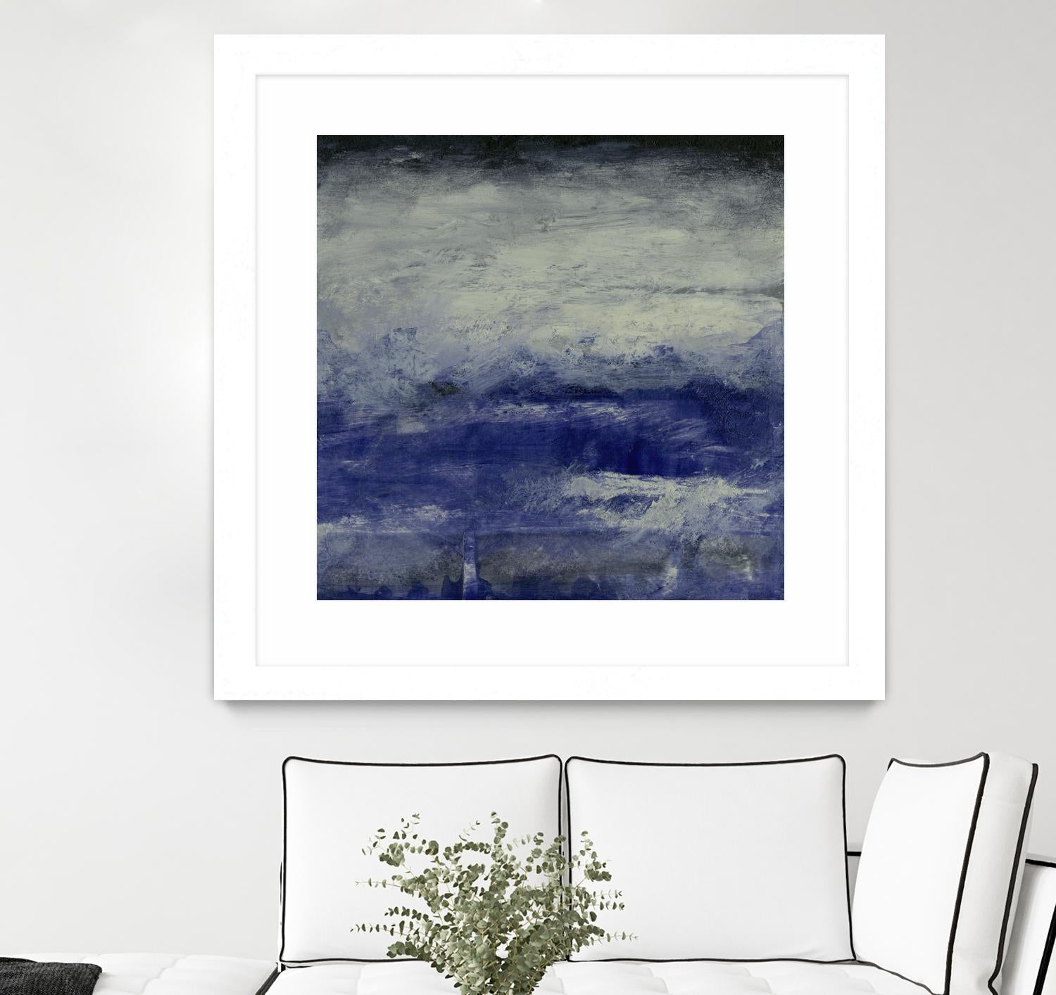 Realm III by Sharon Gordon on GIANT ART - blue abstract abstract