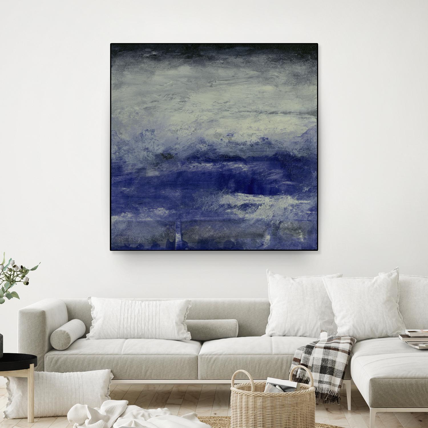 Realm III by Sharon Gordon on GIANT ART - blue abstract abstract