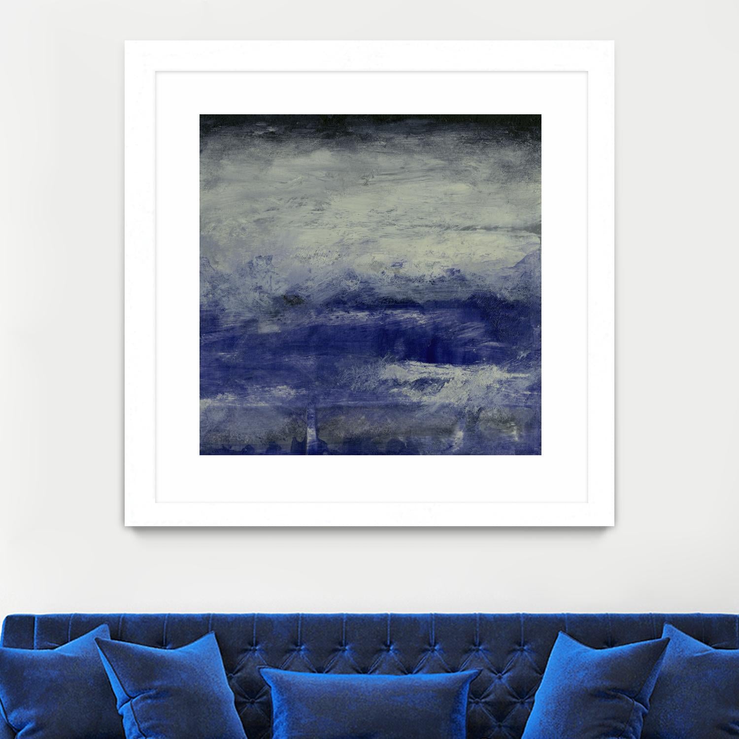 Realm III by Sharon Gordon on GIANT ART - blue abstract abstract