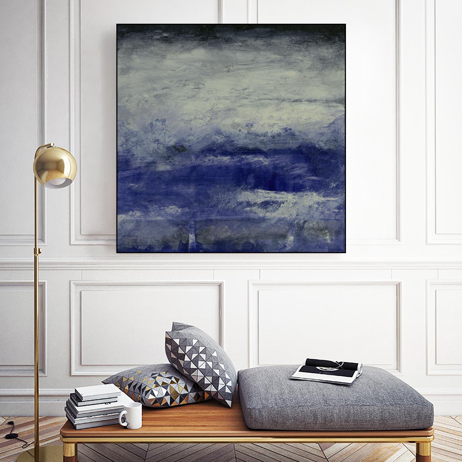 Realm III by Sharon Gordon on GIANT ART - blue abstract abstract