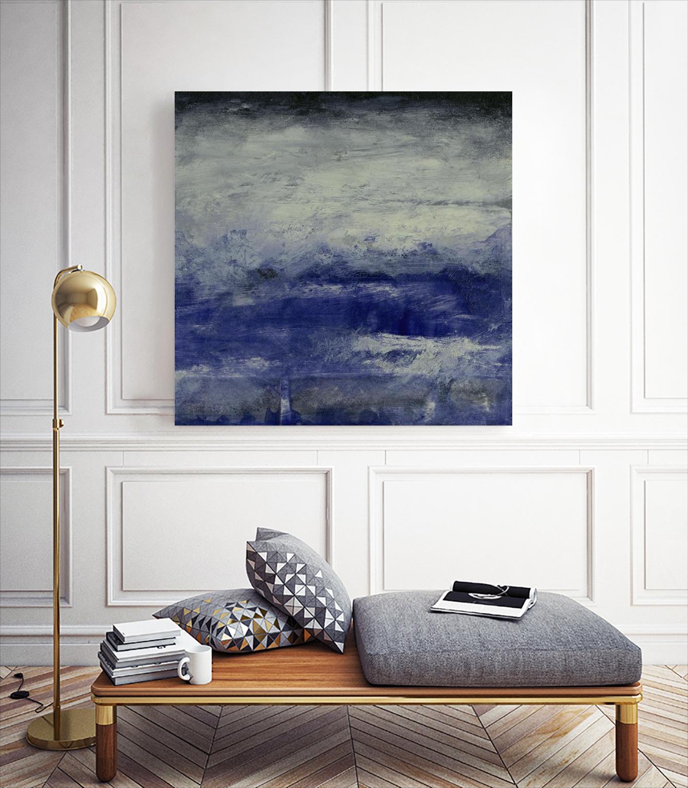 Realm III by Sharon Gordon on GIANT ART - blue abstract abstract