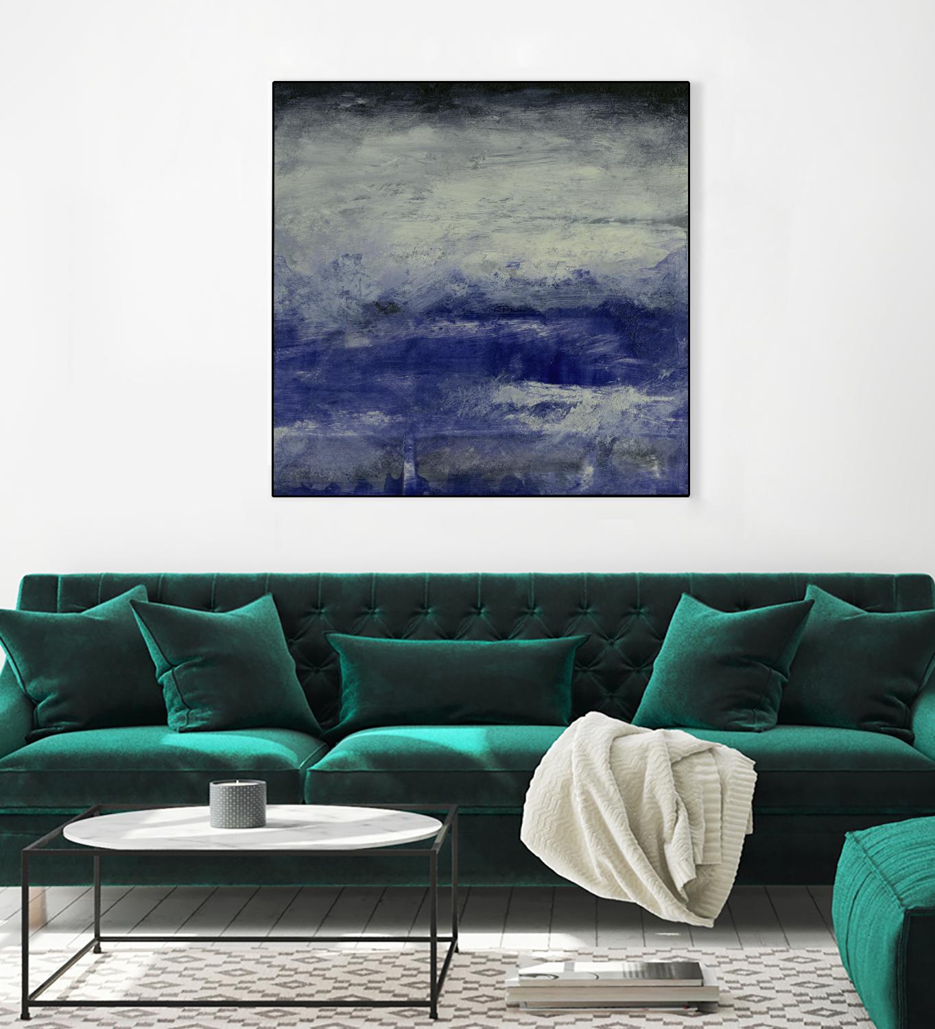 Realm III by Sharon Gordon on GIANT ART - blue abstract abstract