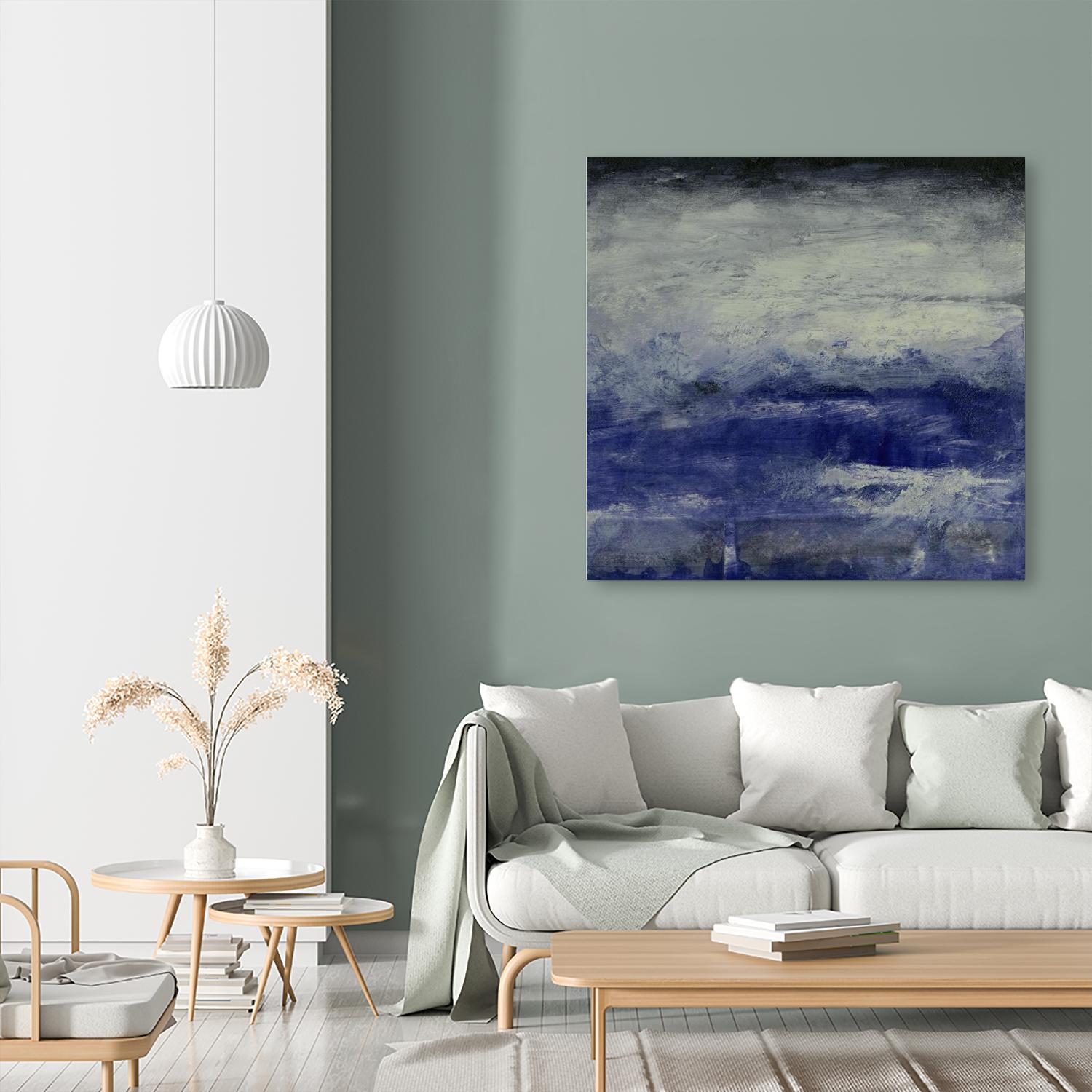 Realm III by Sharon Gordon on GIANT ART - blue abstract abstract