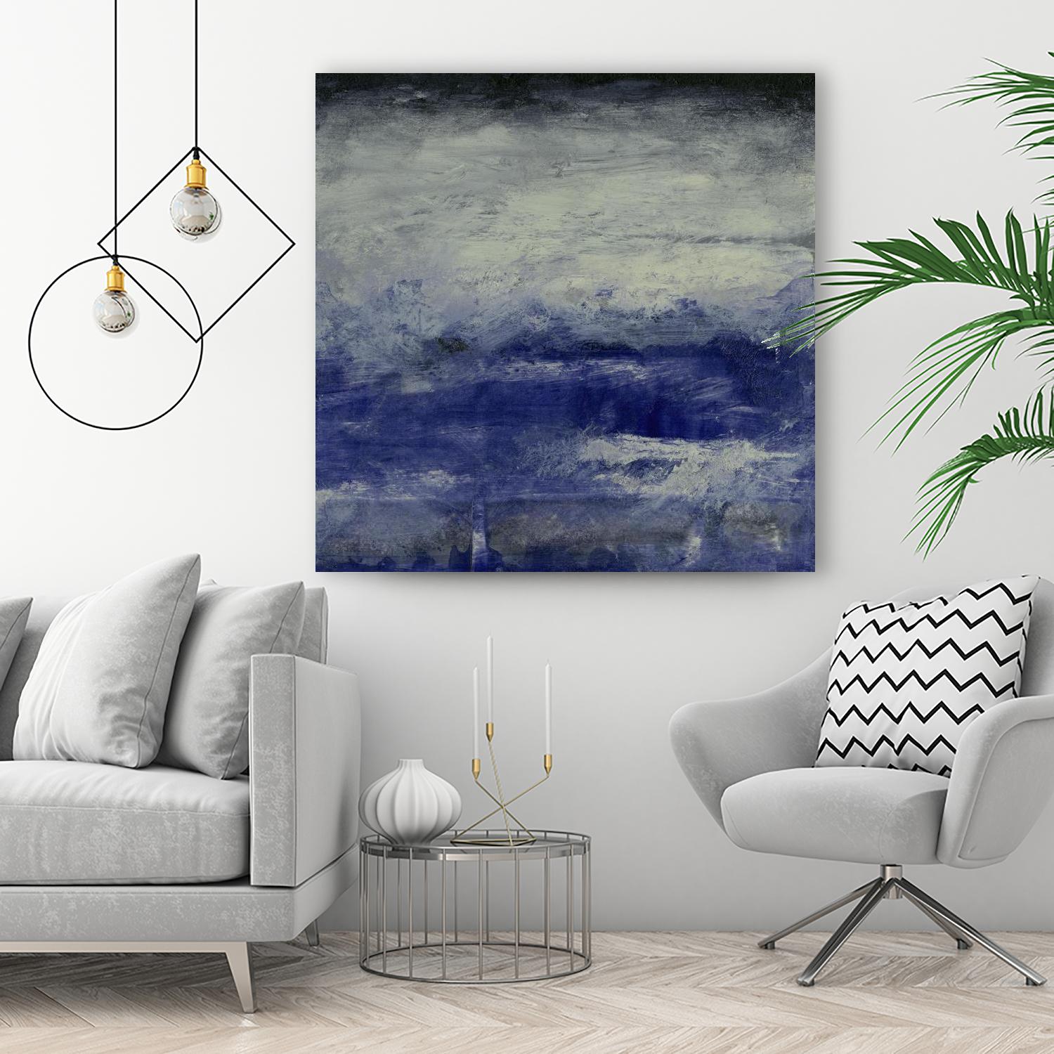 Realm III by Sharon Gordon on GIANT ART - blue abstract abstract