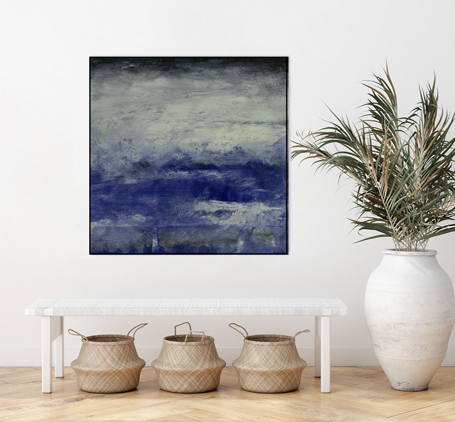 Realm III by Sharon Gordon on GIANT ART - blue abstract abstract