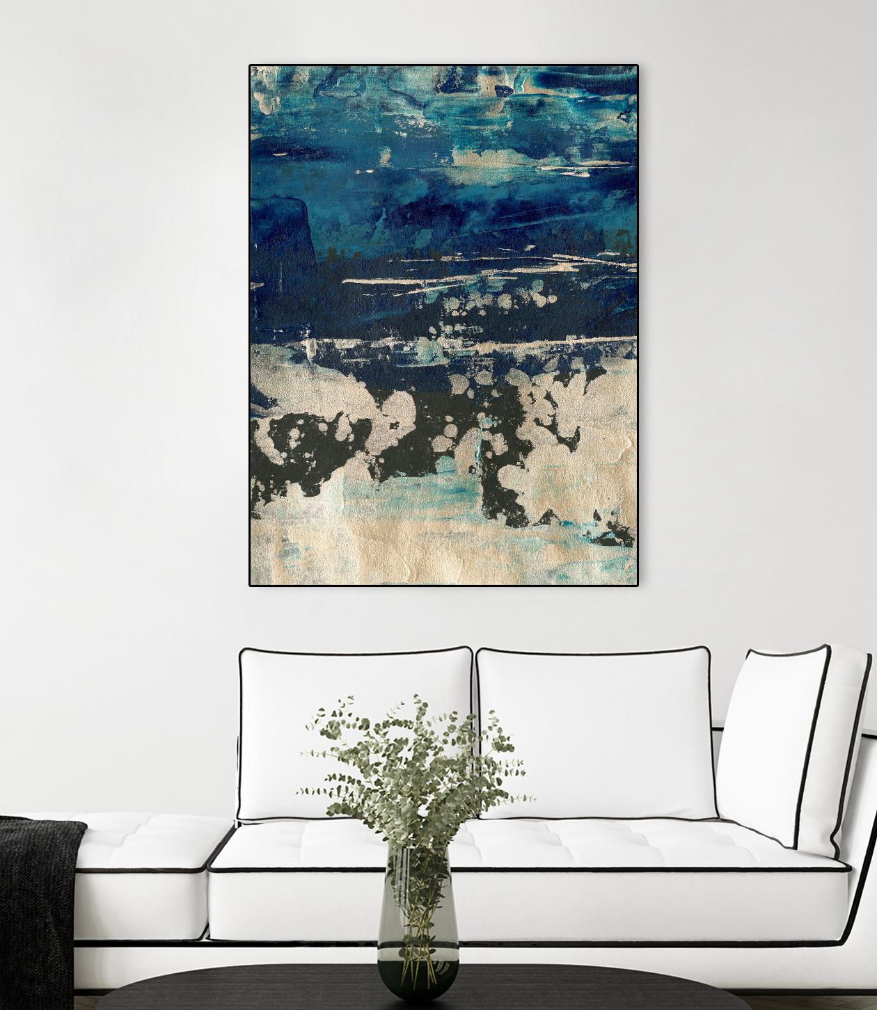 Silver Surf I by Ethan Harper on GIANT ART - gold abstract abstract