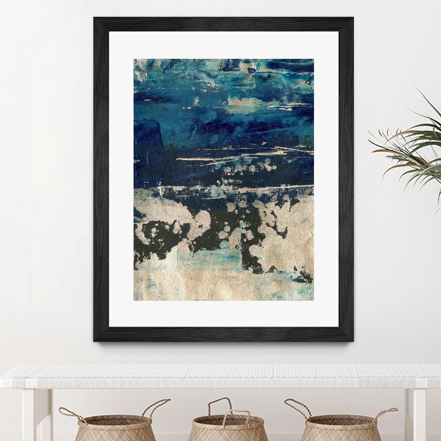 Silver Surf I by Ethan Harper on GIANT ART - gold abstract abstract