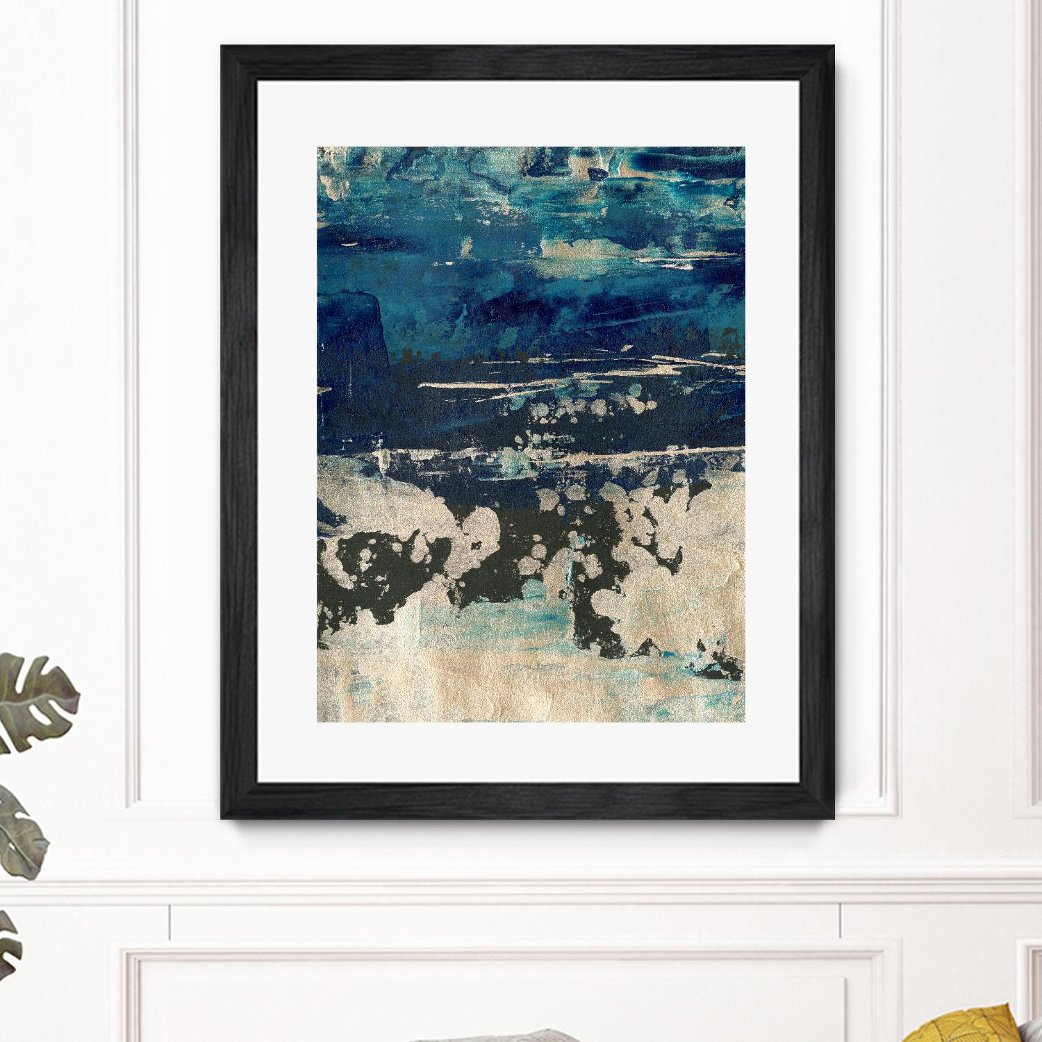 Silver Surf I by Ethan Harper on GIANT ART - gold abstract abstract