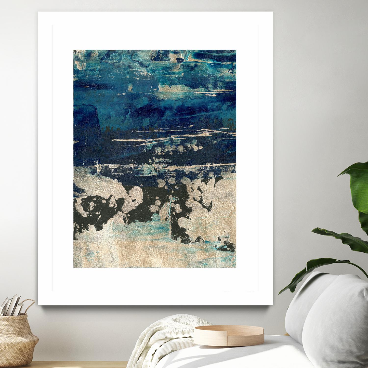 Silver Surf I by Ethan Harper on GIANT ART - gold abstract abstract