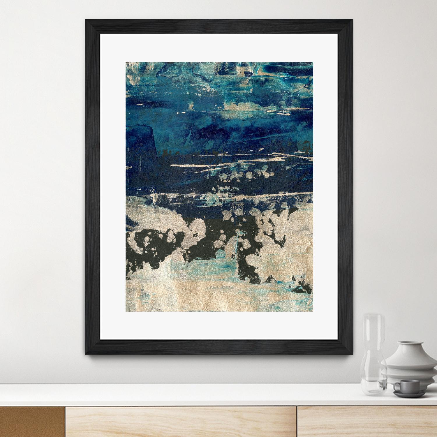 Silver Surf I by Ethan Harper on GIANT ART - gold abstract abstract