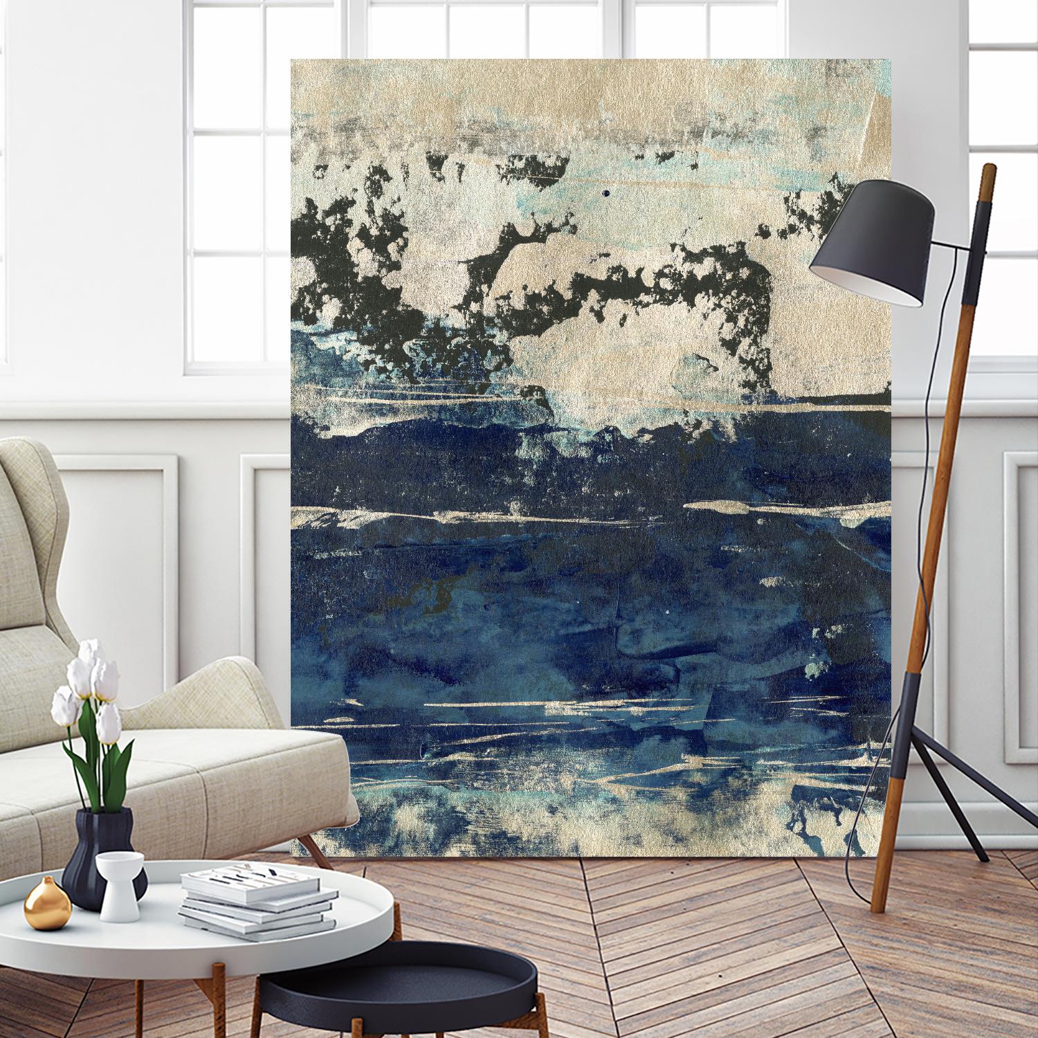 Silver Surf II by Ethan Harper on GIANT ART - gold abstract abstract