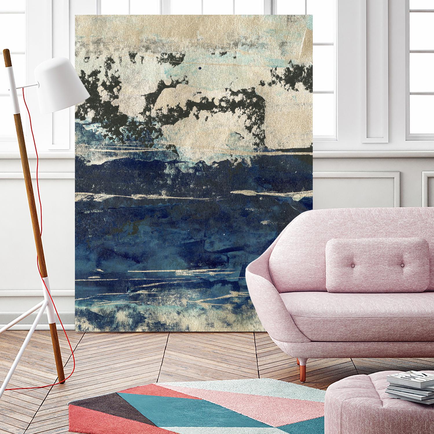 Silver Surf II by Ethan Harper on GIANT ART - gold abstract abstract