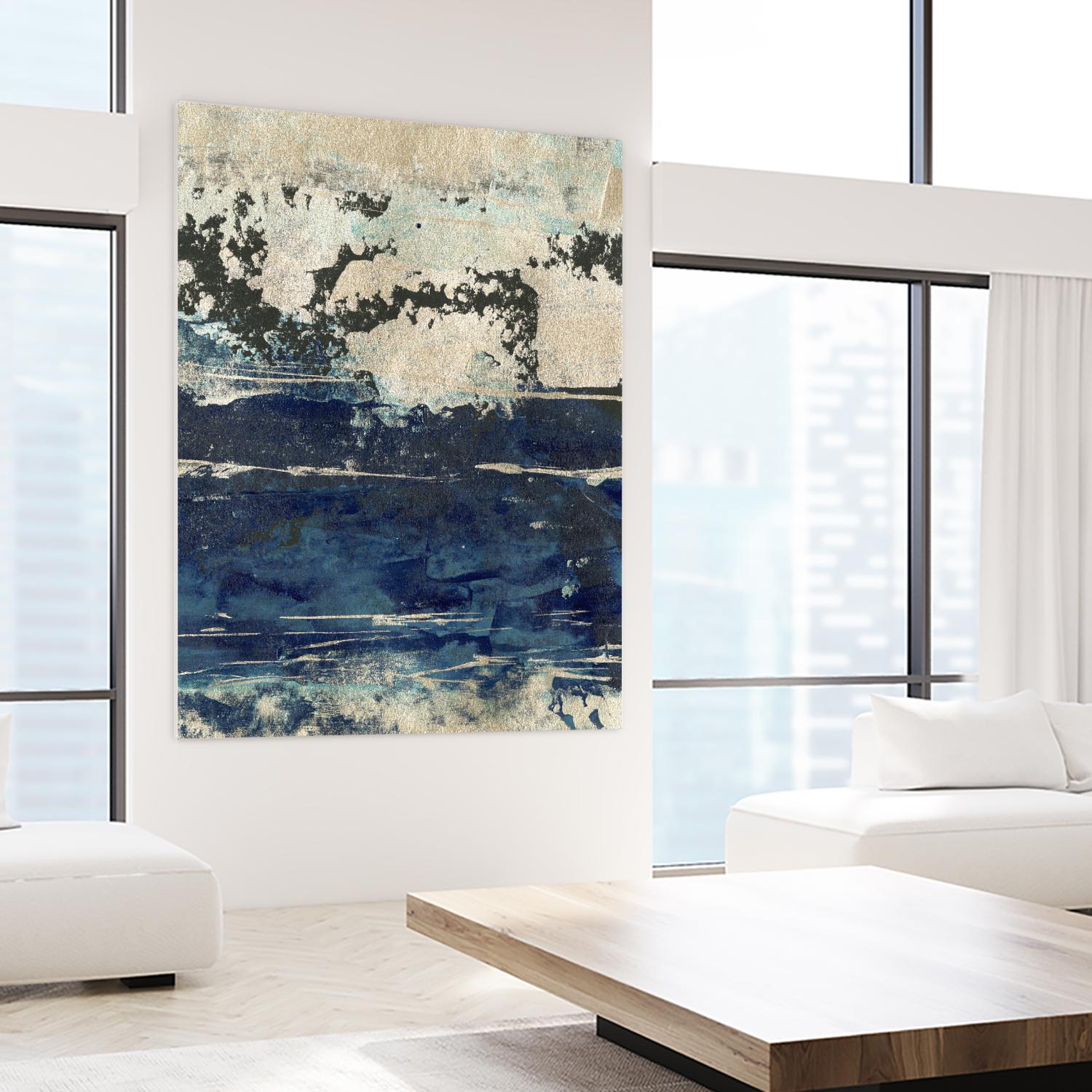 Silver Surf II by Ethan Harper on GIANT ART - gold abstract abstract