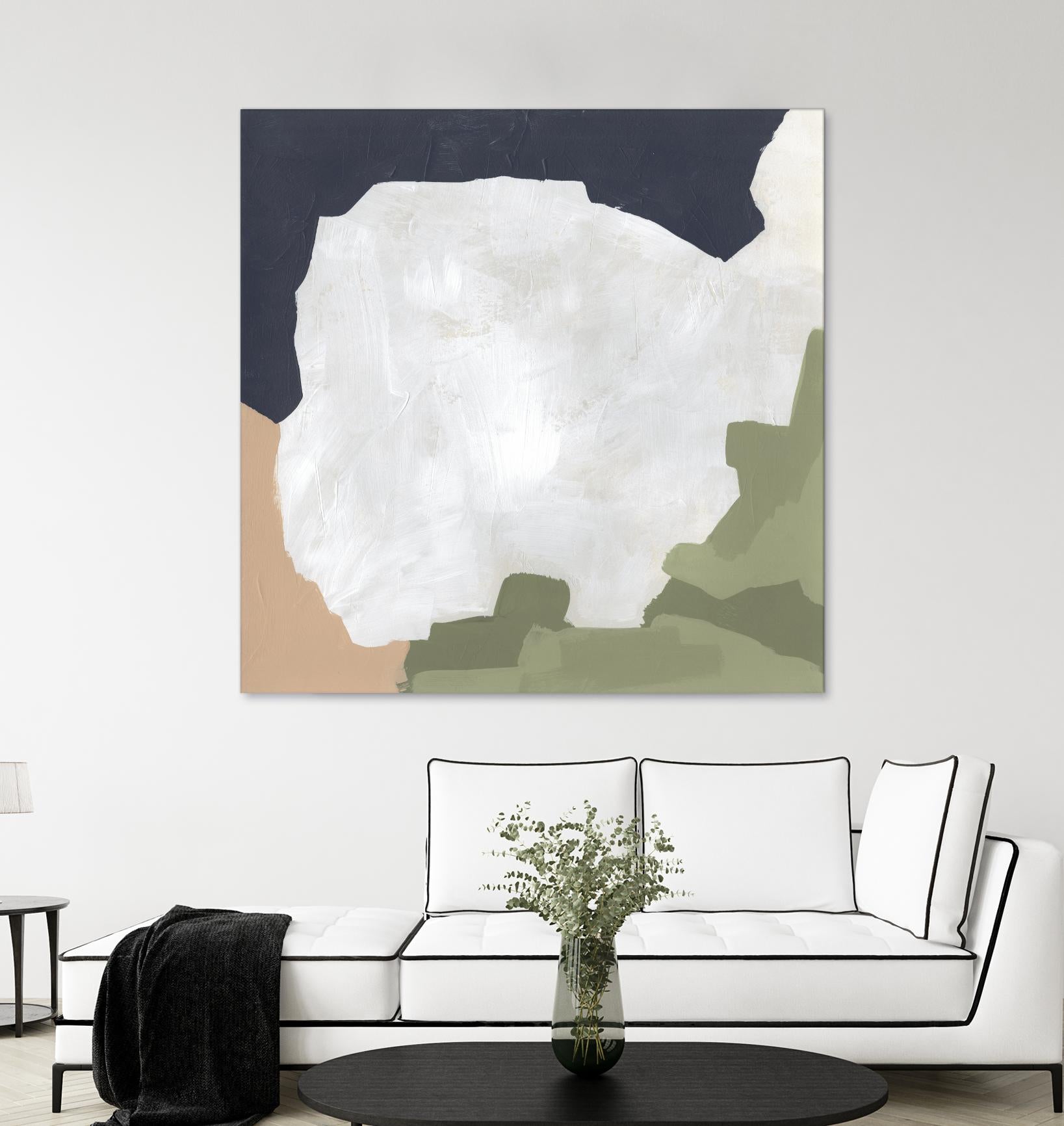 Tectonic Boundaries I by June Vess on GIANT ART - green abstract abstract